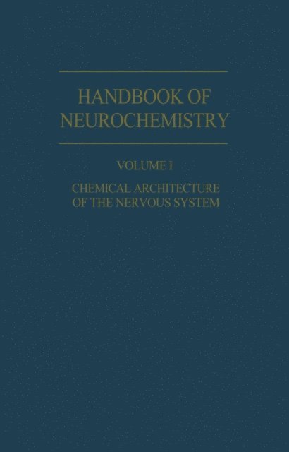 Abel Lajtha - Chemical Architecture of the Nervous System, E-bok