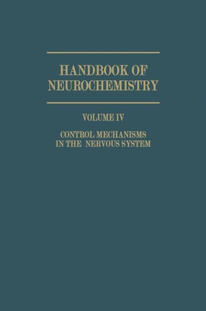 Abel Lajtha - Control Mechanisms in the Nervous System, E-bok
