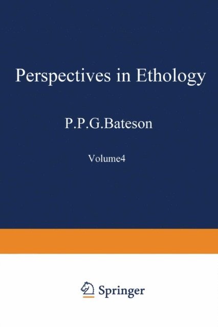 Peter H. Klopfer, Paul Patrick Gordon Bateson - Perspectives in Ethology, E-bok
