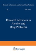 Research Advances in Alcohol and Drug Problems