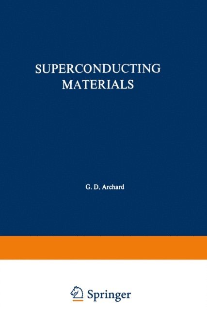 E. Savitskii - Superconducting Materials, E-bok