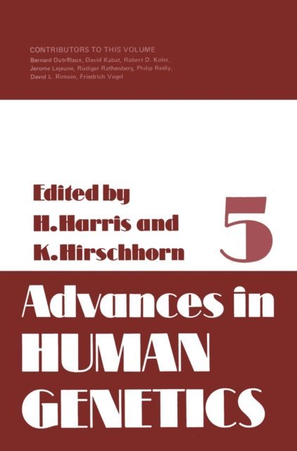 Harry Harris - Advances in Human Genetics, E-bok