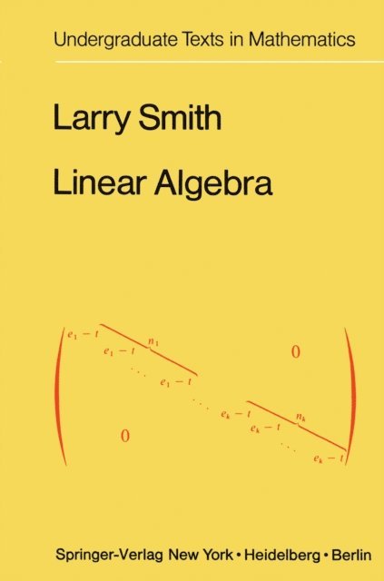 L. Smith - Linear Algebra, E-bok