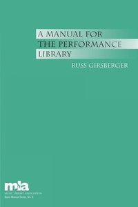 Manual for the Performance Library