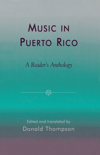 Donald Thompson - Music in Puerto Rico, E-bok