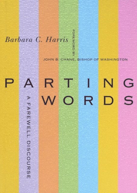 Barbara C. Harris - Parting Words, E-bok
