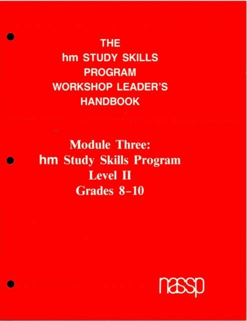 hm Group - Workshop Leader's Handbook: Level II Grades 8-10, E-bok
