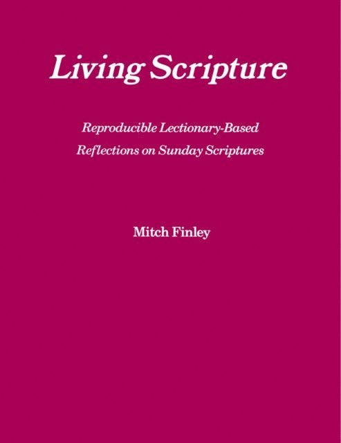 Mitch Finley - Living Scripture, E-bok
