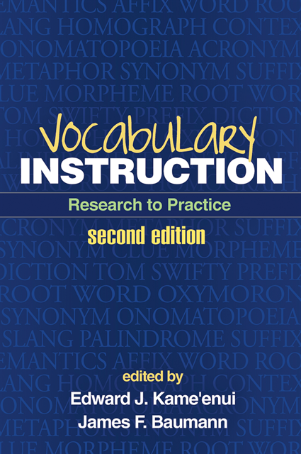 James F. Baumann, Edward J. Kame'enui - Vocabulary Instruction, E-bok