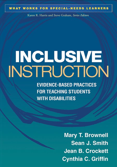 Cynthia C. Griffin, Jean B. Crockett, Sean J. Smith, Mary T. Brownell - Inclusive Instruction, E-bok