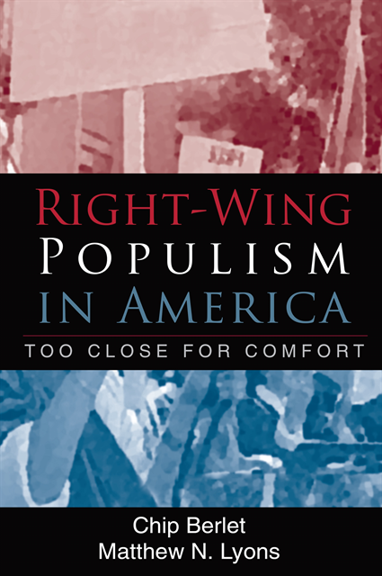 Matthew N. Lyons, Chip Berlet - Right-Wing Populism in America, E-bok