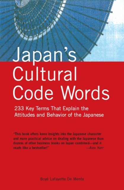 Boye Lafayette De Mente - Japan's Cultural Code Words, E-bok