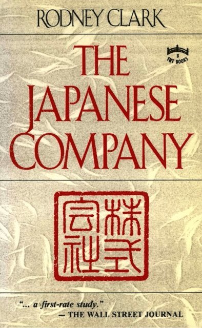 Rodney Clark - Japanese Company, E-bok
