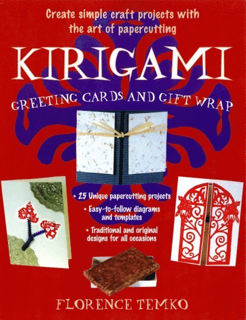 Florence Temko - Kirigami Greeting Cards and Gift Wrap, E-bok