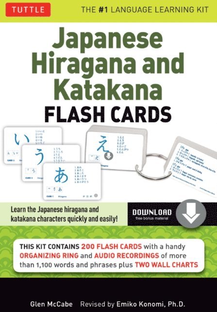 Glen McCabe - Japanese Hiragana & Katakana Flash Cards Kit Ebook, E-bok