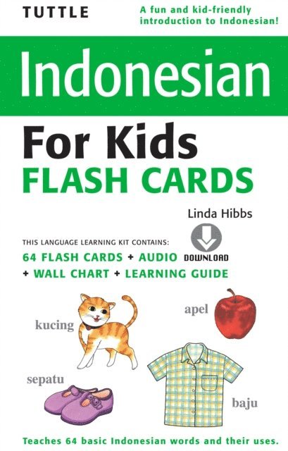 Linda Hibbs - Tuttle Indonesian for Kids Flash Cards, E-bok
