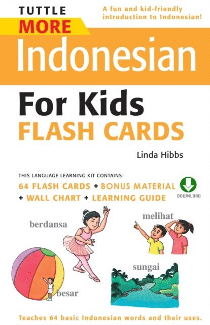 Linda Hibbs - Tuttle More Indonesian for Kids Flash Cards, E-bok