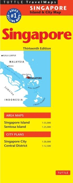 Singapore Travel Map Thirteenth Edition