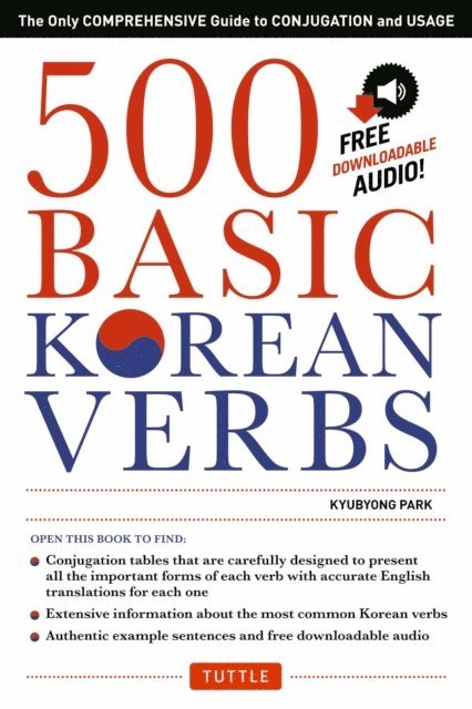 Kyubyong Park - 500 Basic Korean Verbs, E-bok