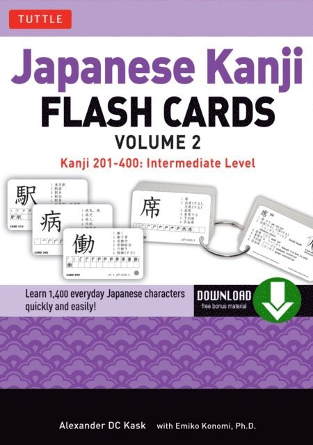 Alexander Kask - Japanese Kanji Flash Cards Ebook Volume 2, E-bok