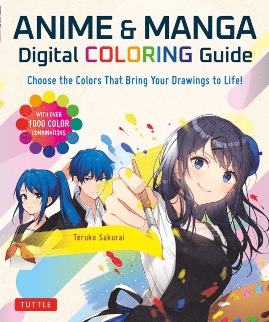Teruko Sakurai - Anime & Manga Digital Coloring Guide, E-bok