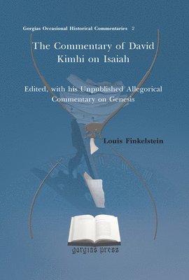 Louis Finkelstein - Commentary of David Kimhi on Isaiah, E-bok