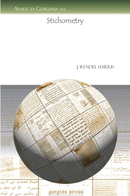 J. Rendel Harris - Stichometry, E-bok