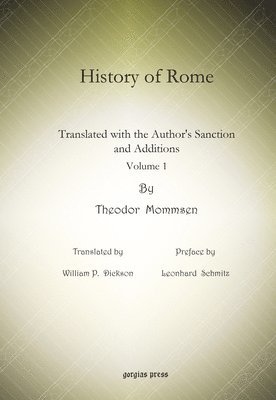 Theodore Mommsen - History of Rome, E-bok