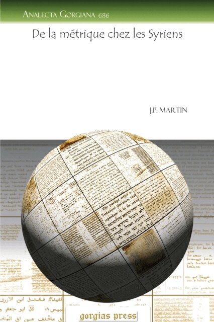 J.-P.-P. Martin - De la metrique chez les Syriens, E-bok
