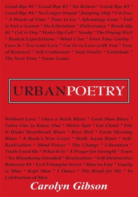 Carolyn Gibson - Urban Poetry, E-bok. Tillgänglighet: Lägg i varukorg