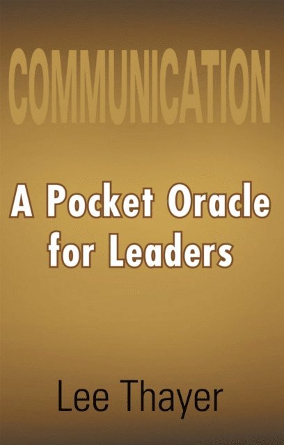 Lee Thayer - Communication, E-bok
