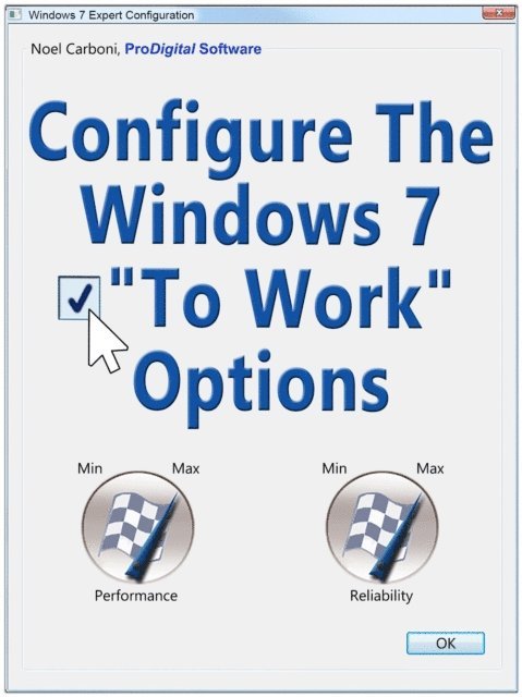 Noel Carboni - Configure The Windows 7 To Work Options, E-bok
