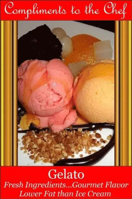 Gelato - Fresh Ingredients...Gourmet Flavor