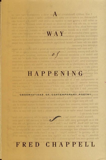 Fred Chappell - Way of Happening, E-bok. Tillgänglighet: Lägg i varukorg