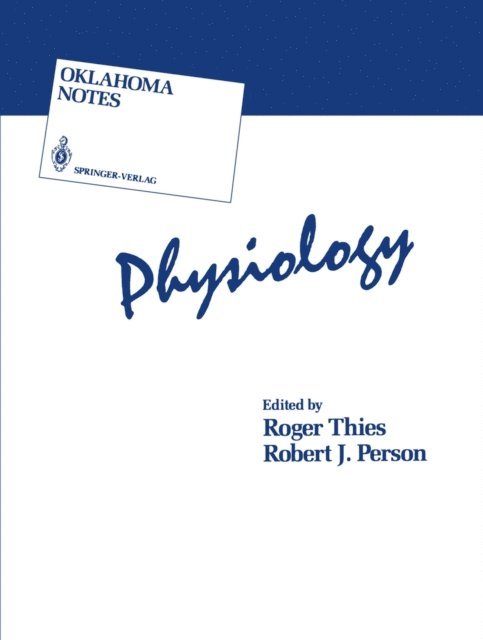 Robert J. Person, Roger Thies - Physiology, E-bok