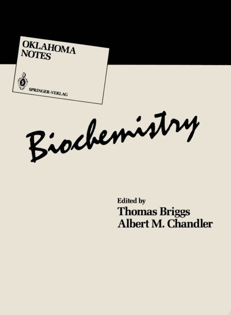 Albert M. Chandler, Thomas Briggs - Biochemistry, E-bok