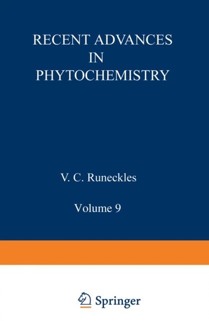V. Runeckles - Recent Advances in Phytochemistry, E-bok