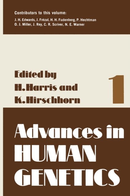 Harry Harris - Advances in Human Genetics 1, E-bok
