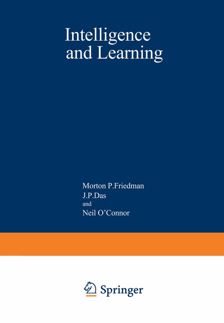Intelligence and Learning