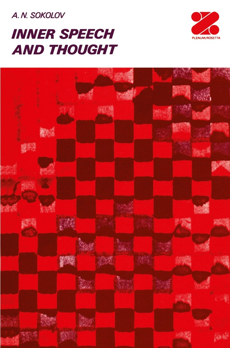 A. Sokolov - Inner Speech and Thought, Häftad