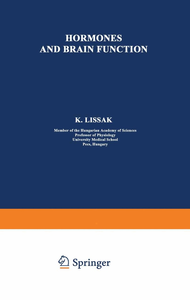 K. Lissak - Hormones and Brain Function, Häftad