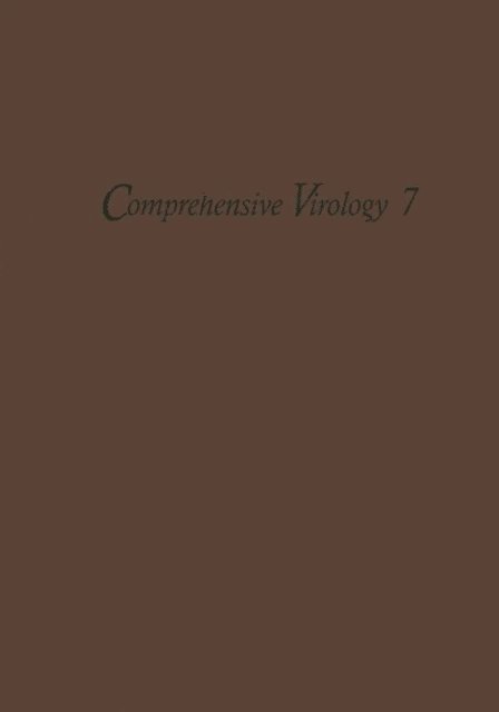 H. Fraenkel-Conrat - Comprehensive Virology, E-bok
