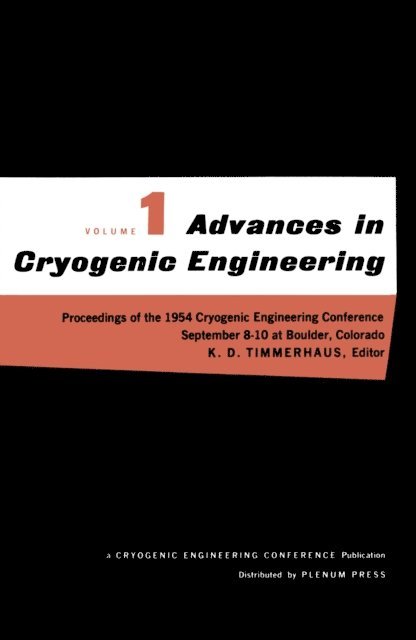 K. D. Timmerhaus - Advances in Cryogenic Engineering, E-bok