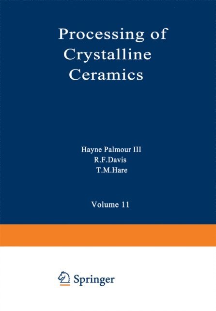 Hare - Processing of Crystalline Ceramics, E-bok