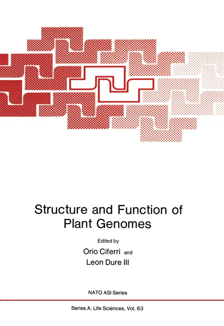 Orio Ciferri - Structure and Function of Plant Genomes, Häftad. Tillgänglighet: Lägg i varukorg
