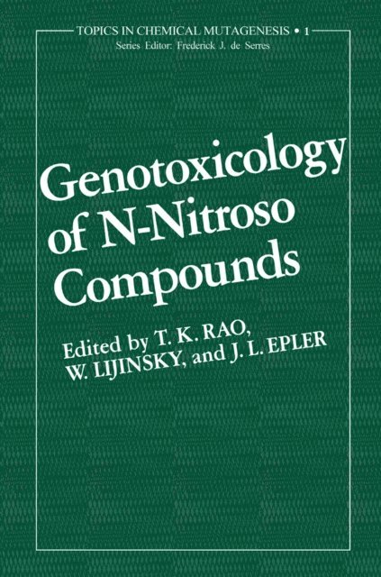 T. Rao - Genotoxicology of N-Nitroso Compounds, E-bok