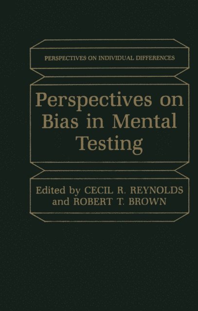 Cecil Reynolds - Perspectives on Bias in Mental Testing, E-bok
