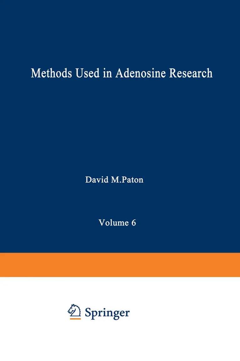 David Paton - Methods Used in Adenosine Research, Häftad. Tillgänglighet: Lägg i varukorg
