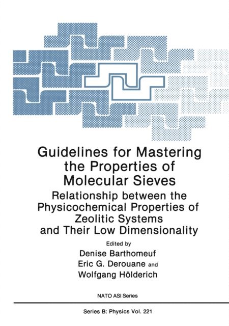 Wolfgang Holderich, E.G. Derouane, Denise Barthomeuf - Guidelines for Mastering the Properties of Molecular Sieves, E-bok