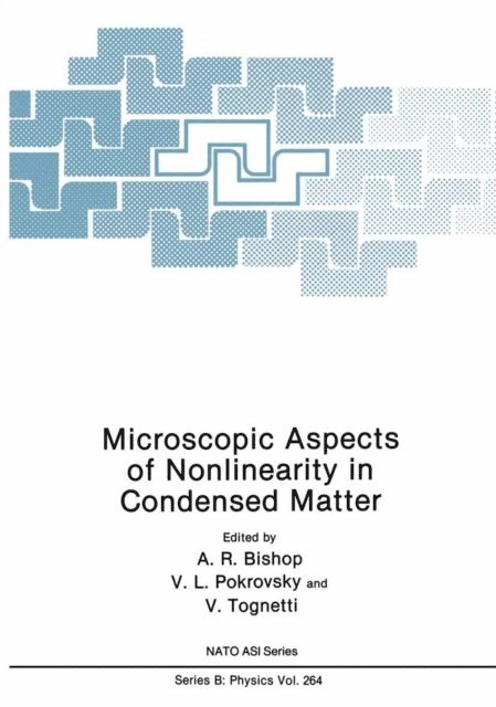 V. Tognetti, V.L. Pokrovsky, Alan R. Bishop - Microscopic Aspects of Nonlinearity in Condensed Matter, E-bok